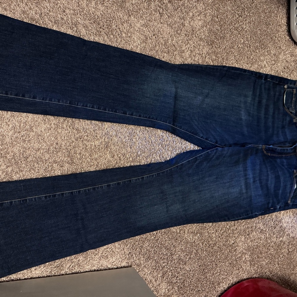 American Eagle Outfitters Dark Blue Straight Leg Jeans